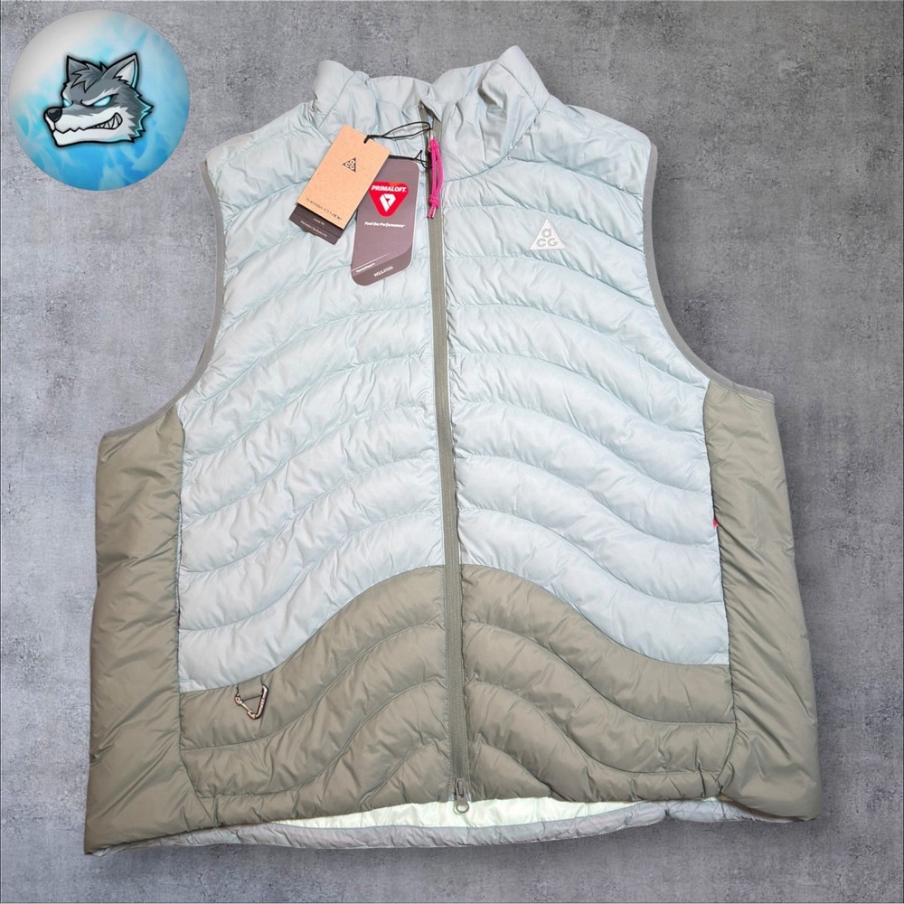 Nike ACG Lava Flow Therma-FIT ADV PrimaLoft Vest Cannon Mint Foam XL HV0605-017